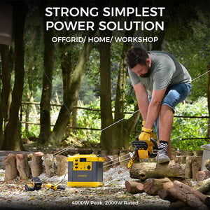 Portable Power Station 2000W LiFePO4 Battery LIPOWER MARS-2000