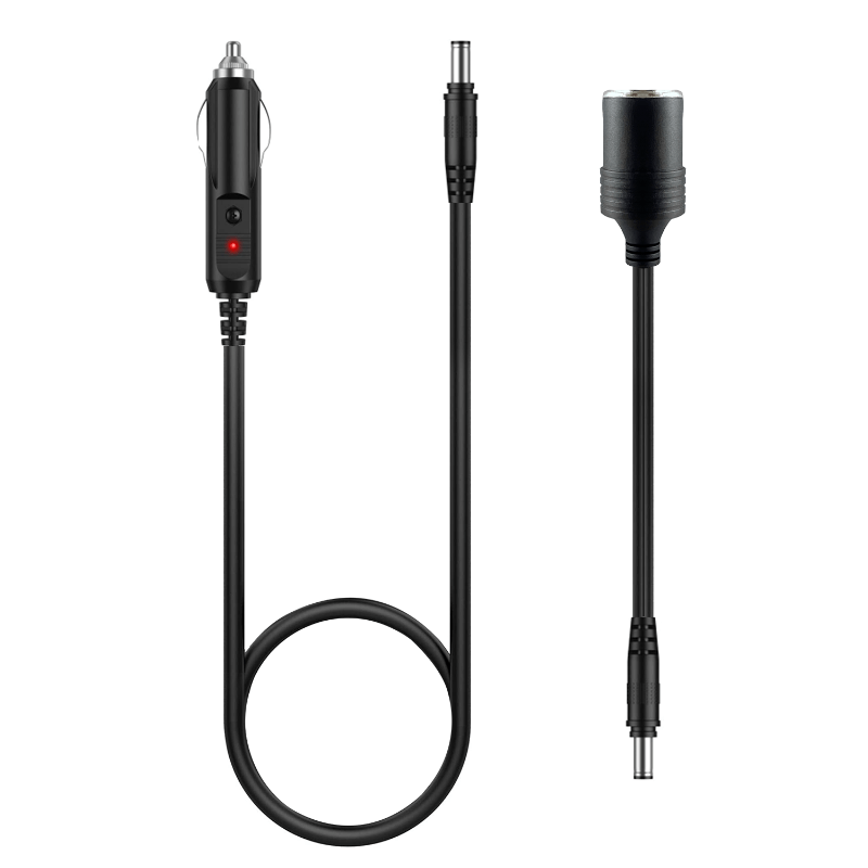 12V Car Charger Cable and Cigarette Lighter Socket